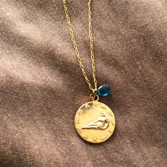 A V Max Virgo Coin Necklace - Picture 1 of 4